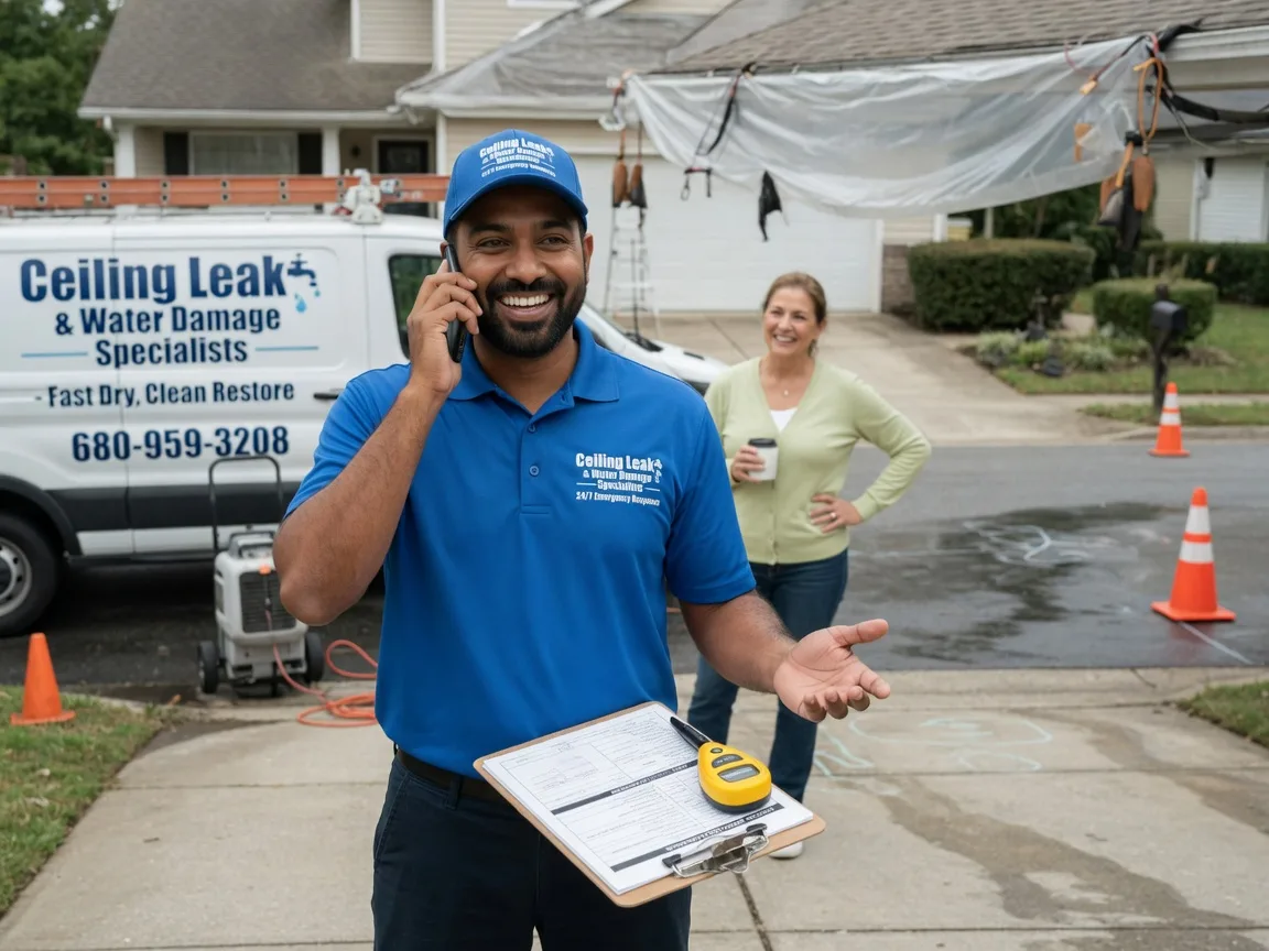 Ceiling Leak Cleanup Pierceton, IN FAQs